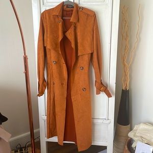 Few Moda New York burnt orange trench coat